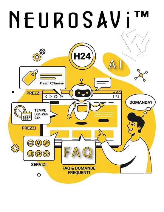 NeuroSAVi™ — Chatbot per Sito Web Basato su Regole