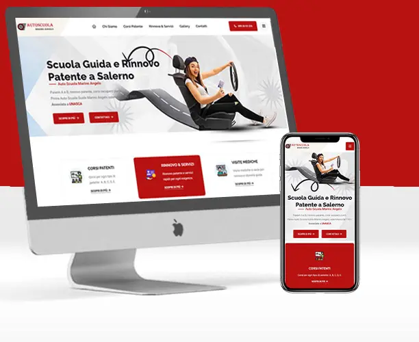 Sito web per autoscuola a Salerno - Marino Angelo