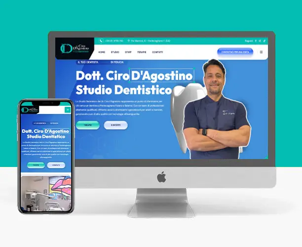 Sito web per studio dentistico a Pontecagnano Faiano - Ciro D’Agostino